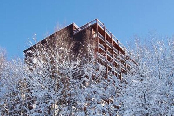 Knusse studio op de derde verdieping met balkon en uitzicht op Les Arcs 1800 - thumbnail 4