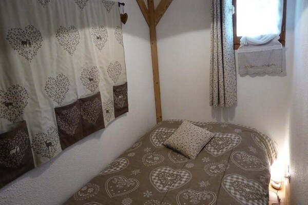 Appartement 6 pers. in Beaufort, 50m van skipistes met zwembad - thumbnail 3