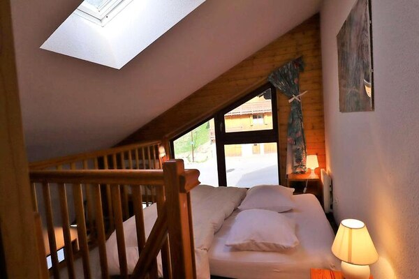 Knus appartement in Arêches-Beaufort met uitzicht op de Franse Alpen - thumbnail 5