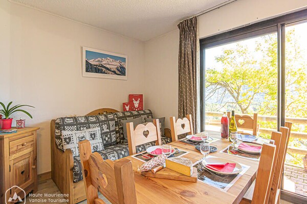 Appartement in Les Chalets De La Pyramide, Aussiois | 6 pers., skiliften op 100m - thumbnail 3