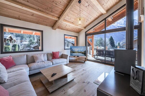 Ruim chalet in Chamonix met jacuzzi en Mont Blanc uitzicht - thumbnail 4