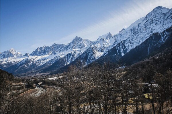 Modern appartement in Les Houches met uitzicht, vlakbij de Bellevue-kabelbaan - thumbnail 1