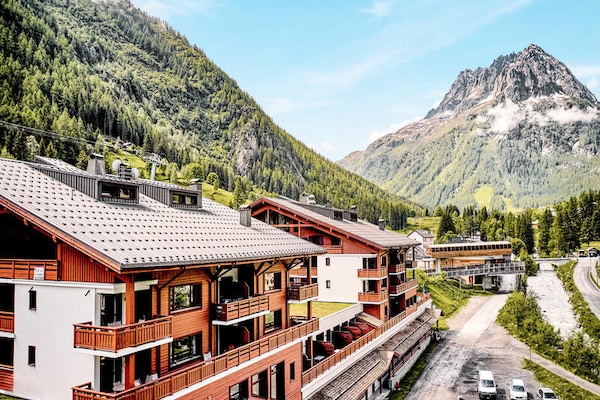 Ruim 6-persoons appartement in Vallorcine met zwembad, sauna & uitzicht - thumbnail 6