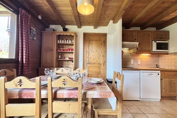 Gezellig bergappartement voor 7 personen in Cohennoz, vlakbij de piste - thumbnail 5