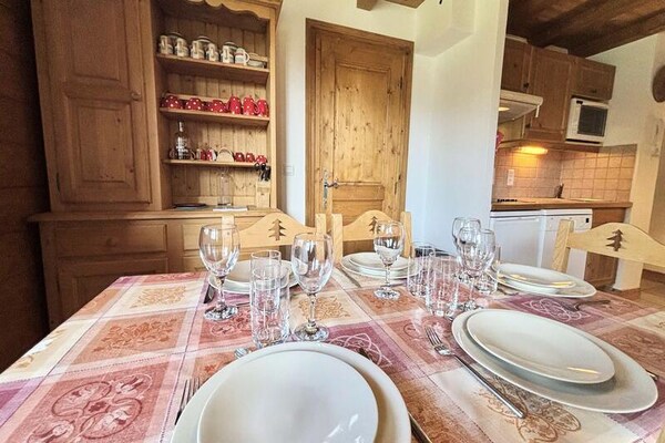 Gezellig bergappartement voor 7 personen in Cohennoz, vlakbij de piste - thumbnail 6