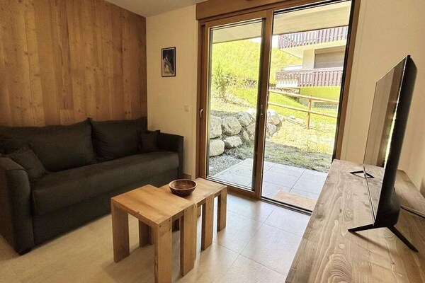 Luxe appartement Combloux: 6 pers., sauna, 450m van skilift - thumbnail 4