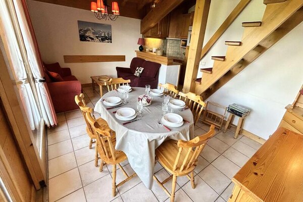 Panoramisch appartement op de bovenste verdieping met uitzicht op de Mont Blanc - thumbnail 3