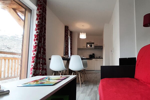 Appartement 6 pers. in Combloux met zwembad, sauna & uitzicht op de Mont Blanc - thumbnail 5