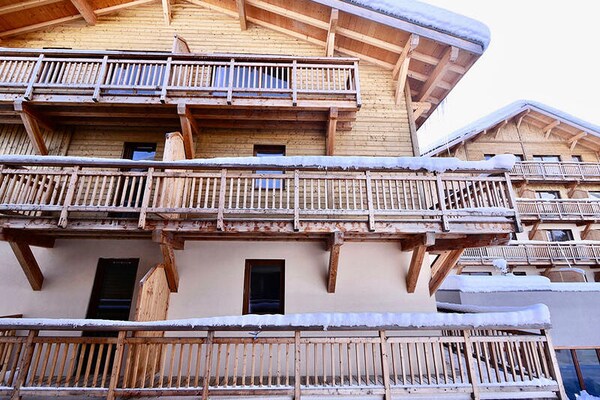 Appartement 6 pers. in Combloux met zwembad, sauna & uitzicht op de Mont Blanc - thumbnail 6
