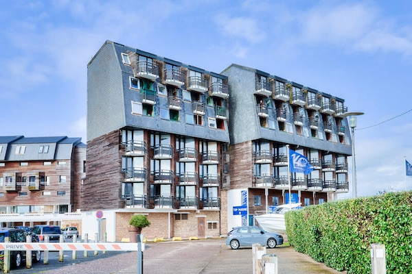 Licht appartement in Port Deauville, 500m van strand en centrum - thumbnail 2