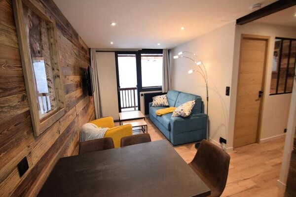Résidence Les Arolles: Gerenoveerd appartement in hartje La Plagne, 200m van de pistes - thumbnail 4