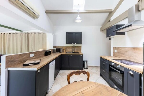 Knus appartement bij Grasse met zwembad, tuin en airco - thumbnail 6