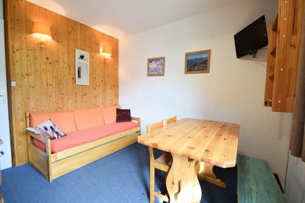 Studio met directe piste-toegang en zuidbalkon in Plagne Villages - thumbnail 2