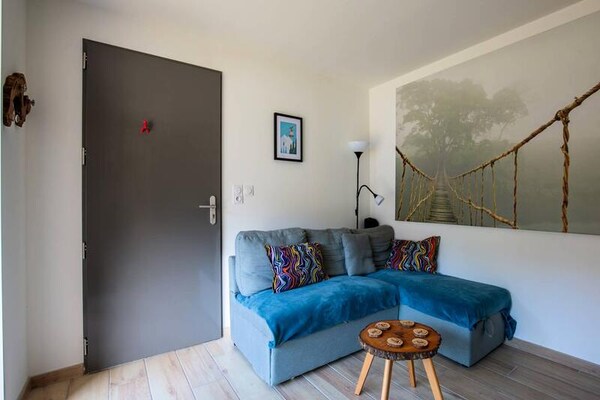 Appartement op tuinniveau in Loudenvielle, 2 min van kabelbaan Peyragudes - thumbnail 2