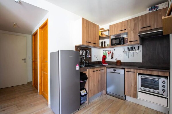 Appartement op tuinniveau in Loudenvielle, 2 min van kabelbaan Peyragudes - thumbnail 3