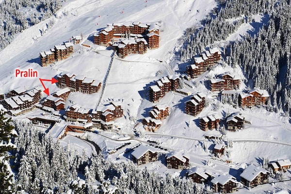 Knus appartement in Les Allues nabij de pistes van Méribel - thumbnail 3