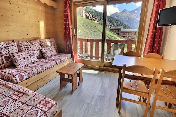Knus appartement in Les Allues nabij de pistes van Méribel - thumbnail 5