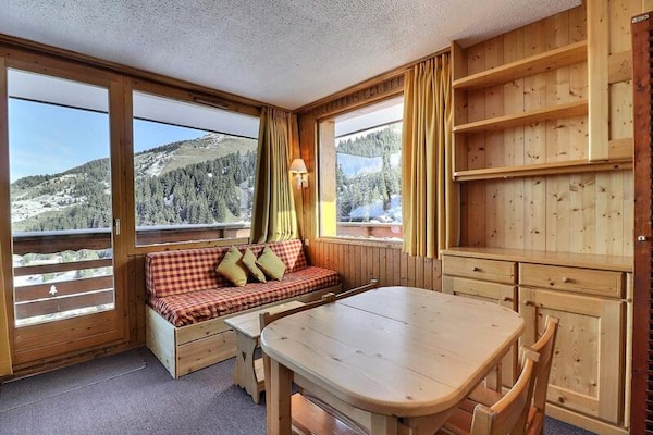 Gezellig ski-in/ski-out appartement in Les Allues - thumbnail 4