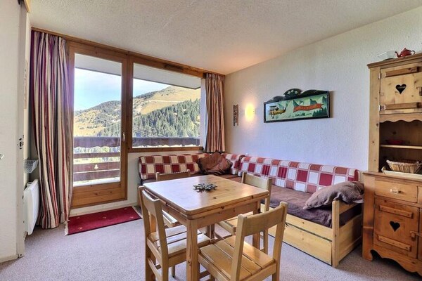 Ski-in ski-out appartement in Résidence Plein Soleil, Méribel-Mottaret - thumbnail 4