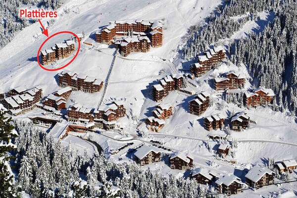 Appartement aan de piste in Les Allues met uitzicht op Mont Vallon - thumbnail 1