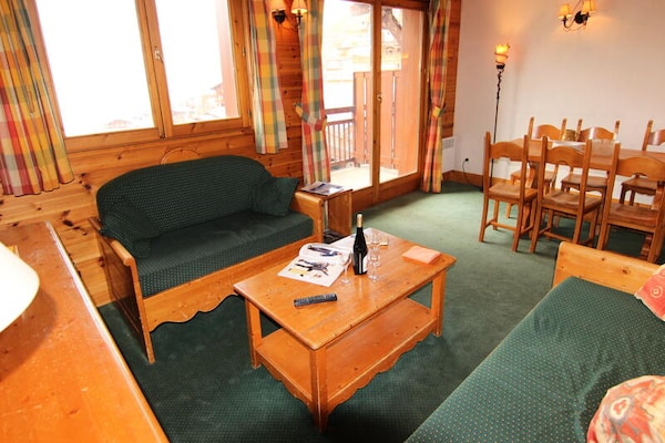 Chalet Le Cristallo: 6-persoons appartement op 50m van de piste in Val Thorens - thumbnail 4