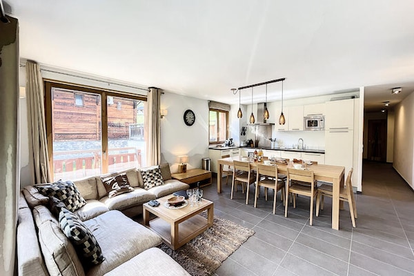 Ruim 3-slaapkamerappartement bij de piste in Les Gets - thumbnail 5