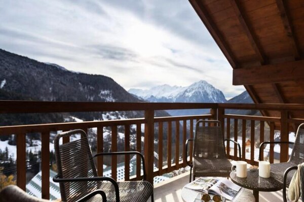 Appartement 6p in Vaujany met uitzicht, direct bij de cabinelift - thumbnail 2