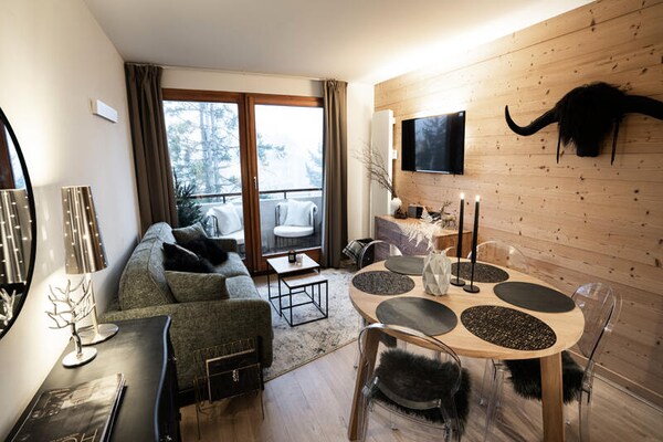 Gezellig appartement in Les Gets, 4 personen, dichtbij pistes en centrum - thumbnail 1