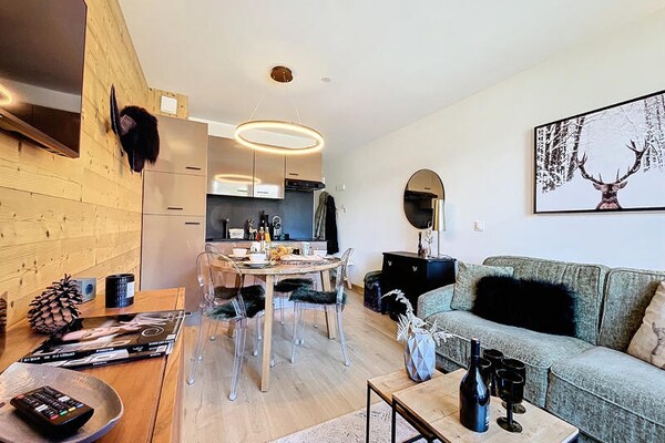 Gezellig appartement in Les Gets, 4 personen, dichtbij pistes en centrum - thumbnail 5