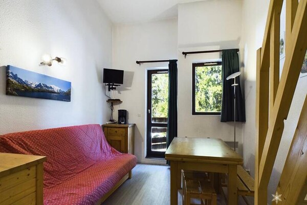 Knusse mezzaninestudio aan de piste in Bourg-Saint-Maurice voor 4 personen - thumbnail 2