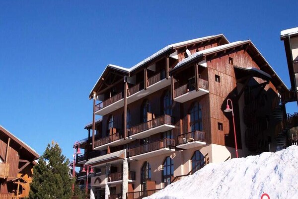 Gezellig appartement in Vallandry met balkon op de pistes - thumbnail 1