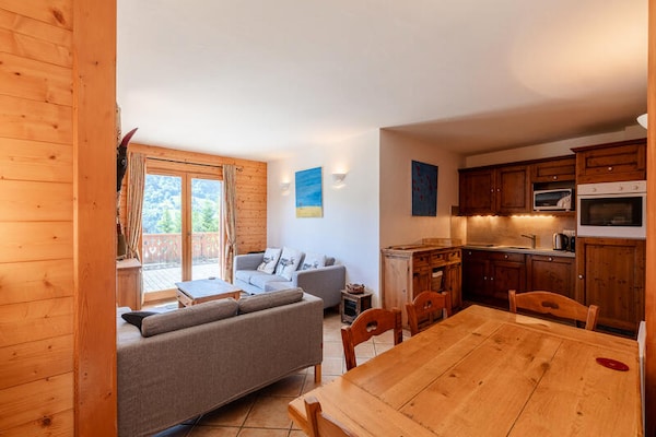 Rustiek appartement voor 6 personen in Les Allues, vlakbij Méribel - thumbnail 2