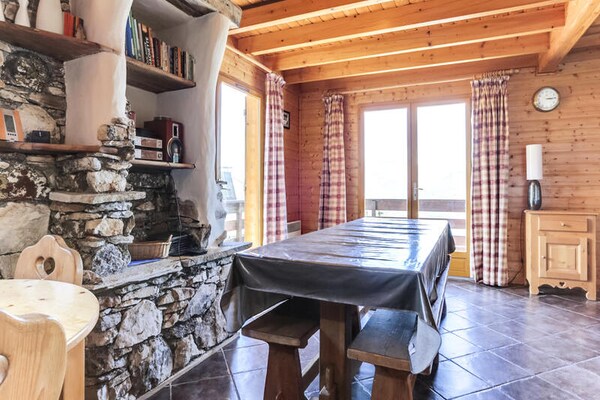 Chalet Forsythia: Ruim appartement voor 10 personen in Peisey-Vallandry - thumbnail 6