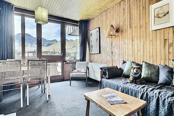 Gezellig appartement in Lavachet, Tignes: 2 min van de pistes met panoramisch uitzicht - thumbnail 3