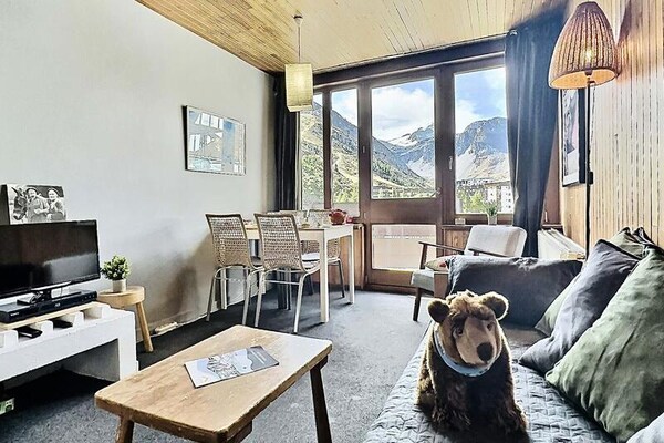 Gezellig appartement in Lavachet, Tignes: 2 min van de pistes met panoramisch uitzicht - thumbnail 6
