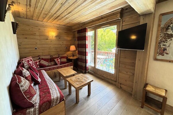 Appartement 6 pers. in Méribel, op 3 min. loopafstand van de pistes - thumbnail 4