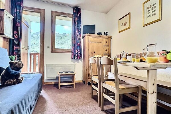 Gezellig appartement in Tignes Le Lac: ski-in/ski-out aan het meer - thumbnail 3