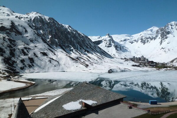 Knus studio-appartement op de piste in Tignes Le Lac met bergzicht - thumbnail 3