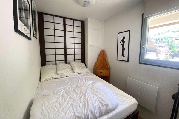 Licht appartement in Les Deux Alpes met balkon, 350m van de skilift - thumbnail 5