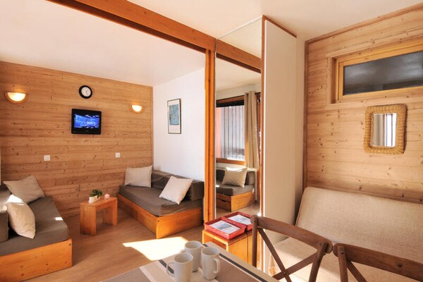 Knusse studio op de piste in Belle Plagne met balkon op het zuiden - thumbnail 6