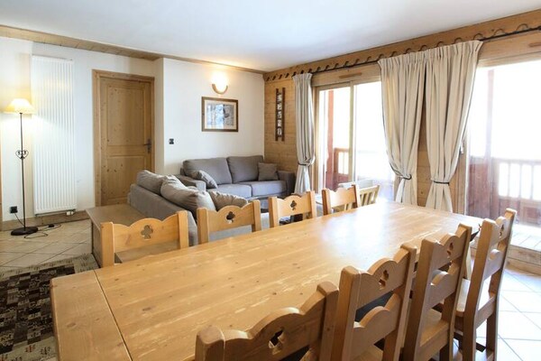 Luxueus ski-in/ski-out duplex appartement in Saint Martin de Belleville voor 10 personen - thumbnail 4