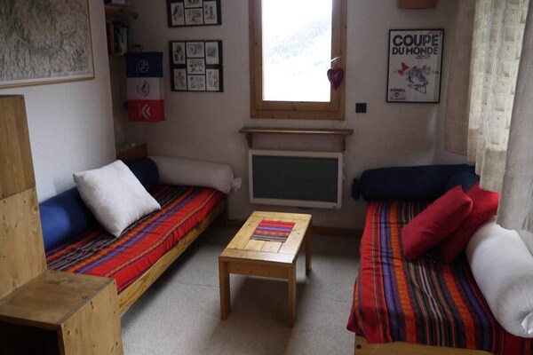Alpenappartement voor 8 aan de piste in Méribel Mottaret met balkon - thumbnail 1