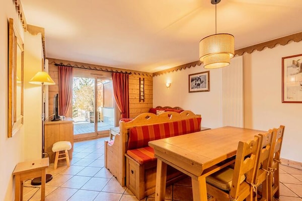Luxueus 8-persoons appartement in Les 3 Vallées met wellness en 60m² terras - thumbnail 3