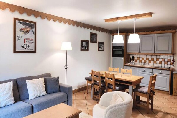 Luxe appartement aan de piste in Saint Martin de Belleville met wellness - thumbnail 4