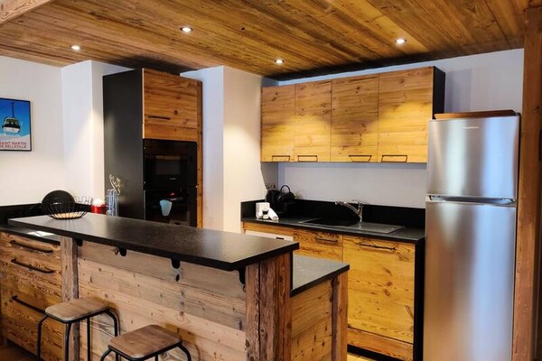 Luxe appartement 6p in Saint Martin de Belleville met wellness & zicht op de pistes - thumbnail 2