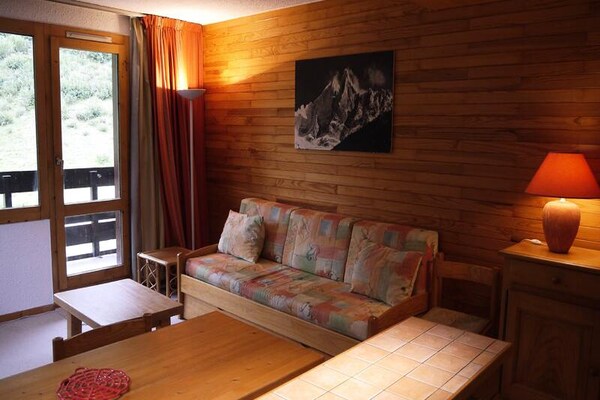 Appartement 6p in Les Allues met uitzicht op de pistes - thumbnail 1