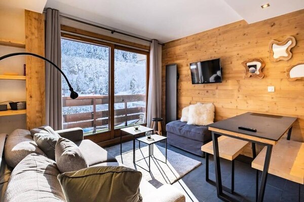 Appartement 6 pers. in Méribel Mottaret met balkon en uitzicht op de bergen - thumbnail 1