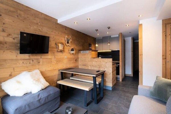 Appartement 6 pers. in Méribel Mottaret met balkon en uitzicht op de bergen - thumbnail 3