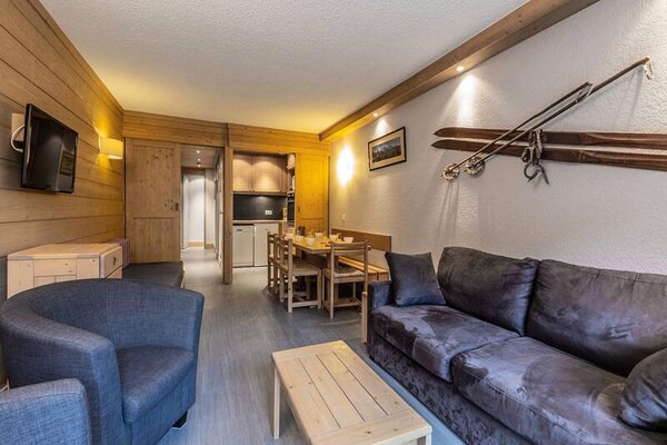 Ski-in, ski-out appartement voor 7 personen aan de piste in Méribel Mottaret - thumbnail 5