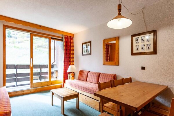 Appartement direct aan de piste in Méribel Mottaret met balkon, 6 personen - thumbnail 1